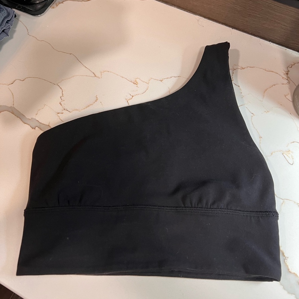 Lululemon Black One-Shoulder Top Size 2